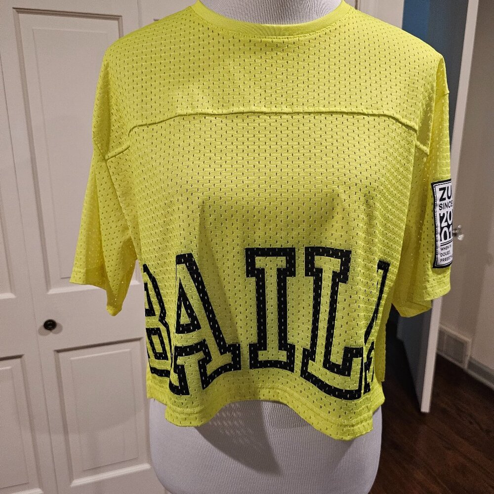 Zumba Baila Mesh Top Size Small